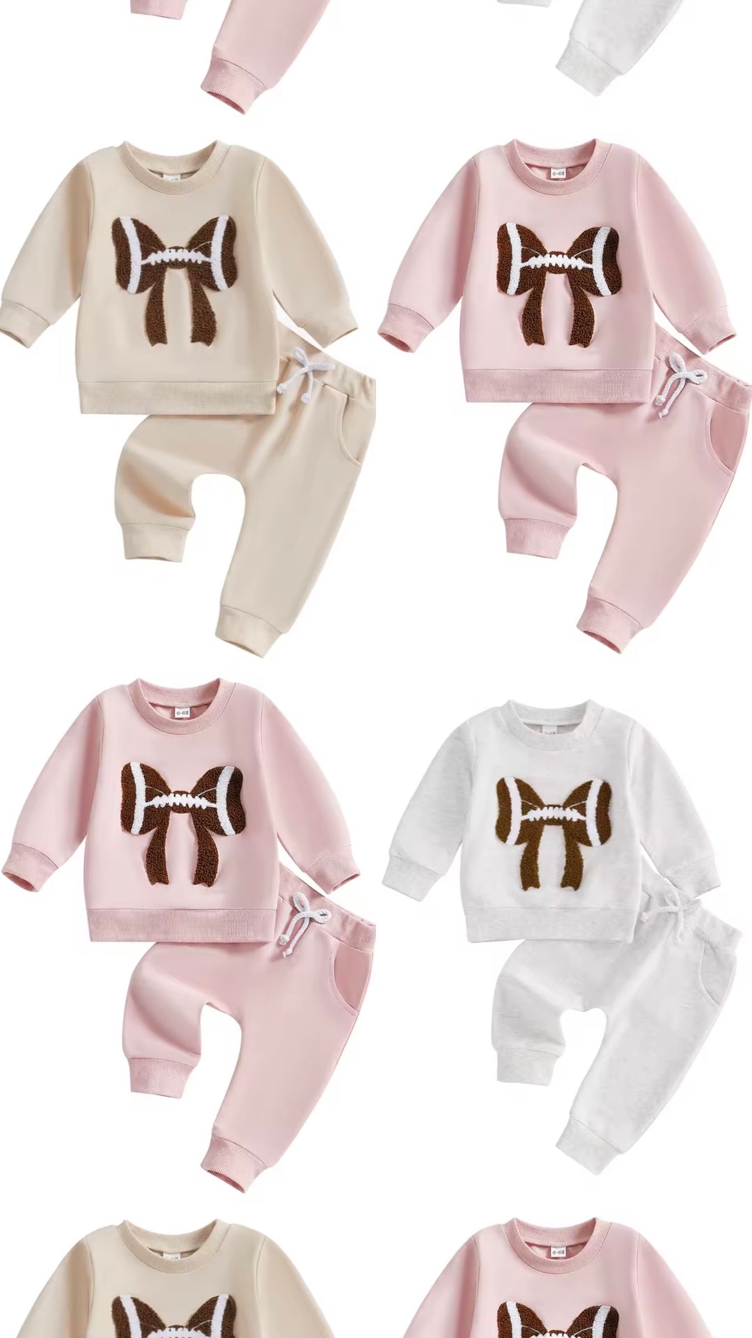 Football Bow Set - Pre Order