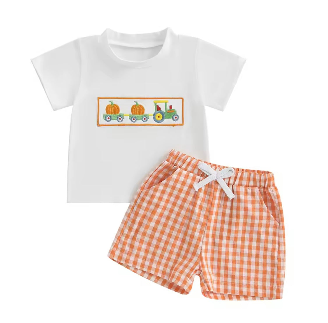 Pumpkin Plaid Set - Pre Order