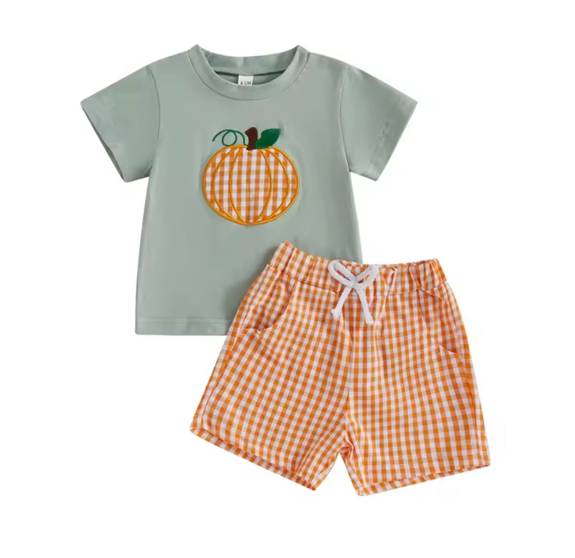 Pumpkin Plaid Set - Pre Order