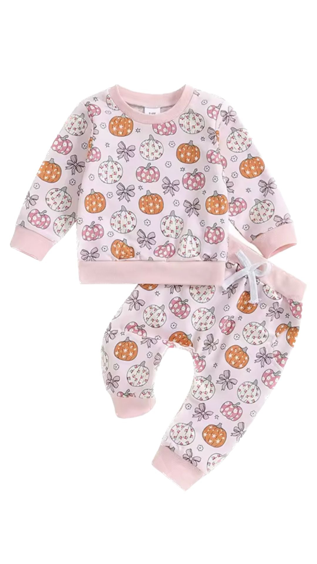 Pumpkin Polka Dot Set - Pre Order