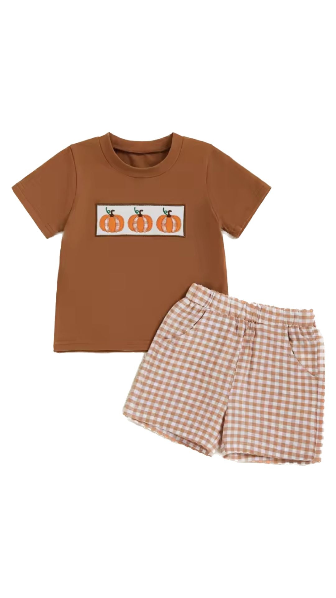 Pumpkin Plaid Set - Pre Order