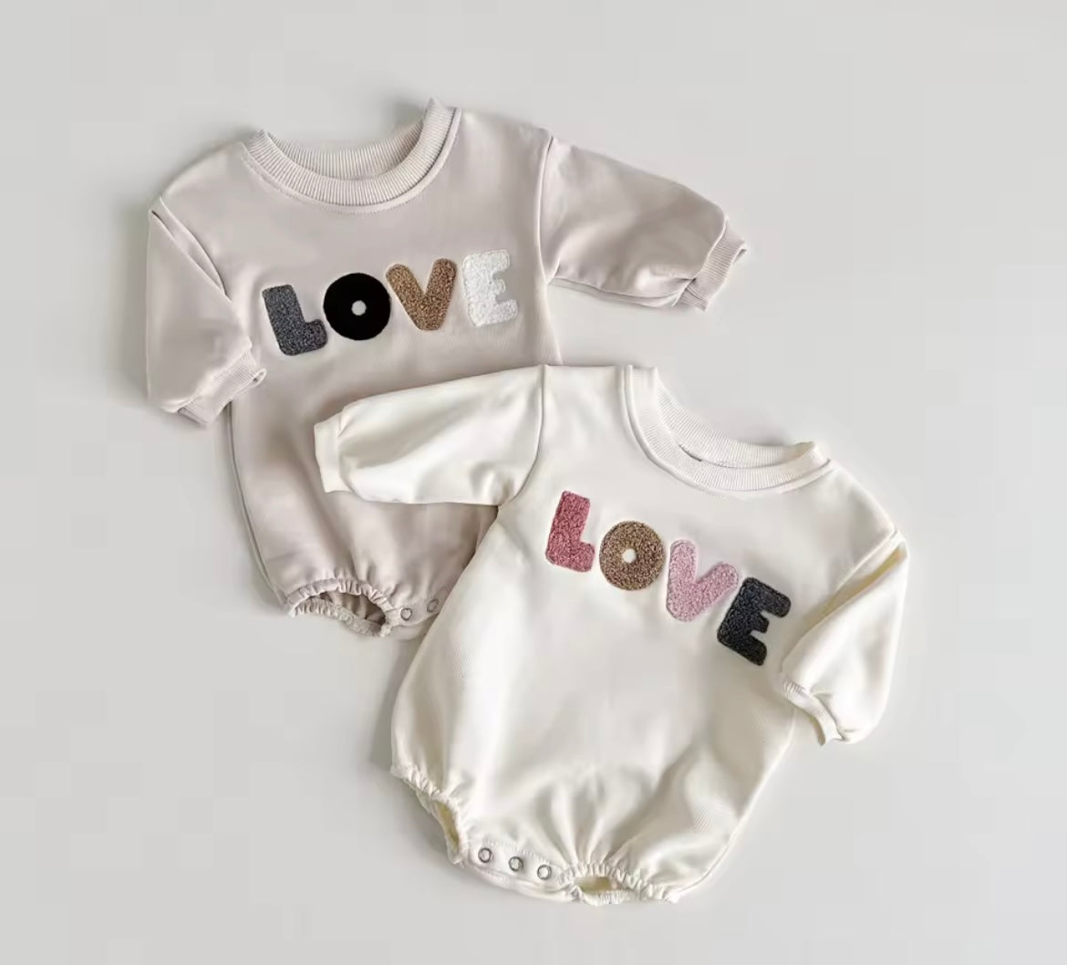 LOVE Bubble Romper - Pre Order