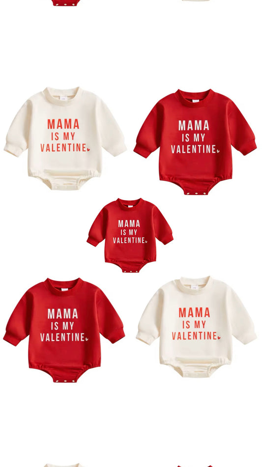 Mama Is My Valentine Romper - Pre Order