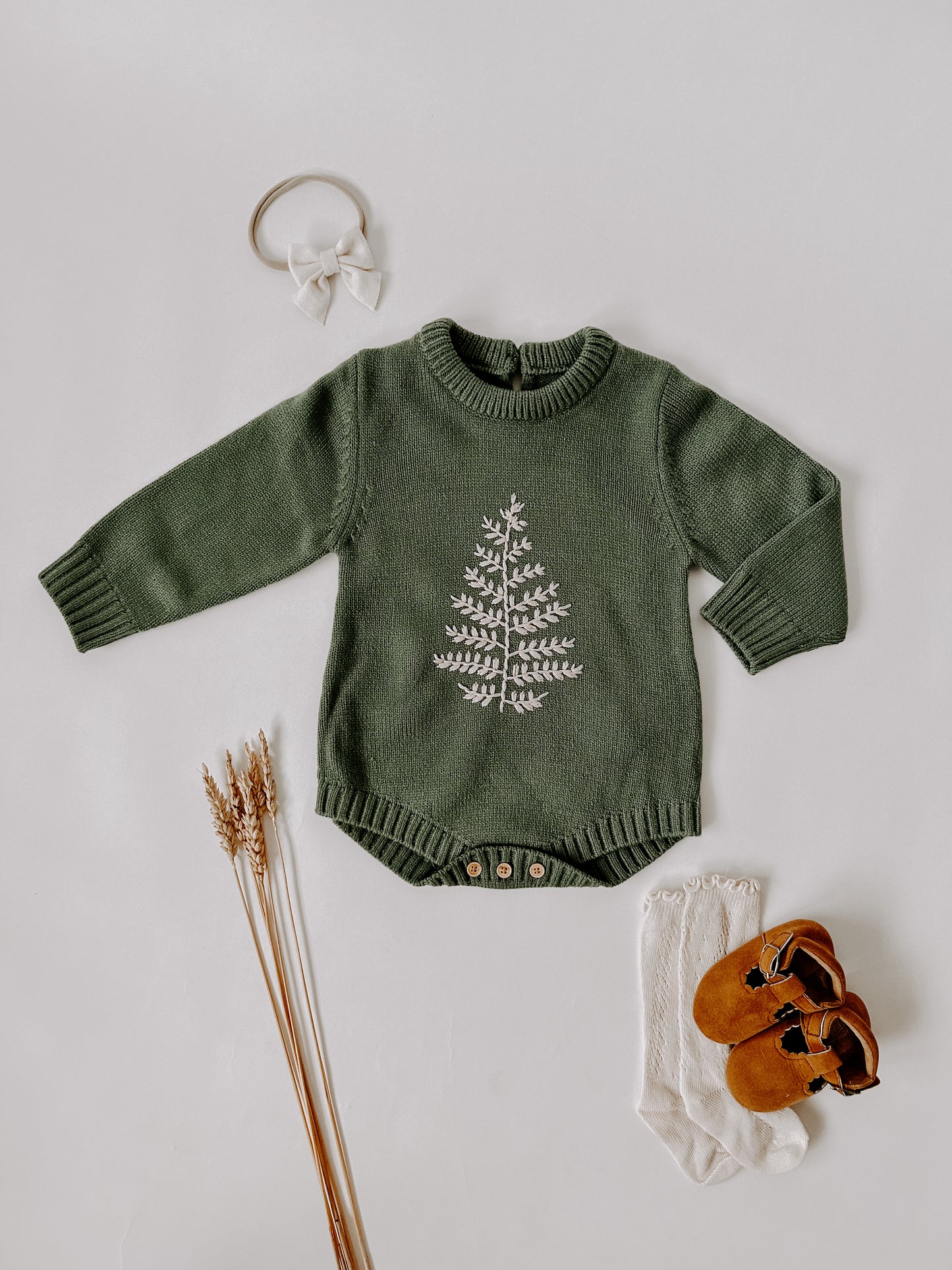 Christmas Knit Romper - Pre Order