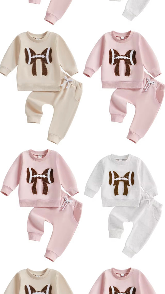 Football Bow Set - Pre Order