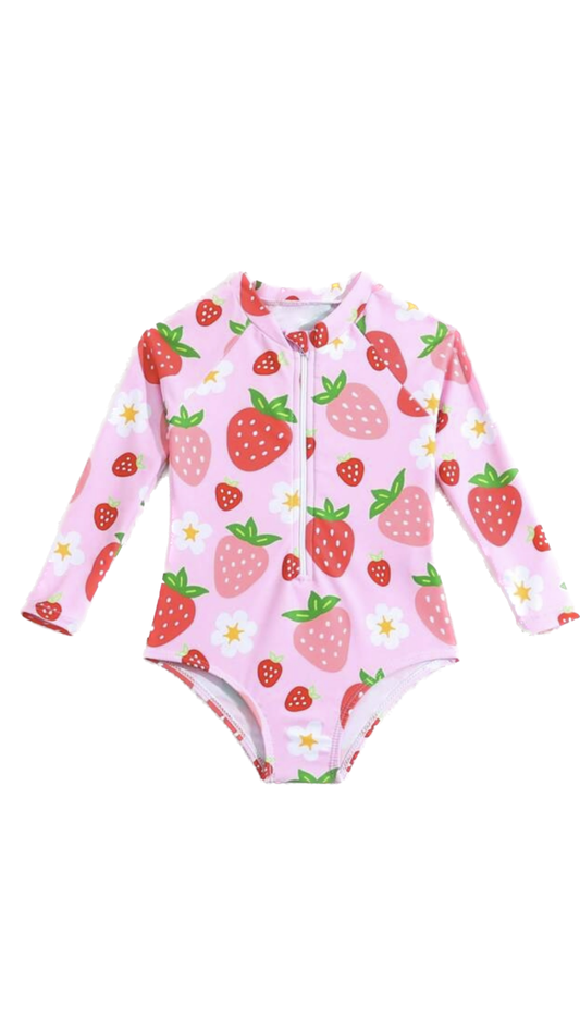 Selah Strawberry Swimsuit - Pre Order