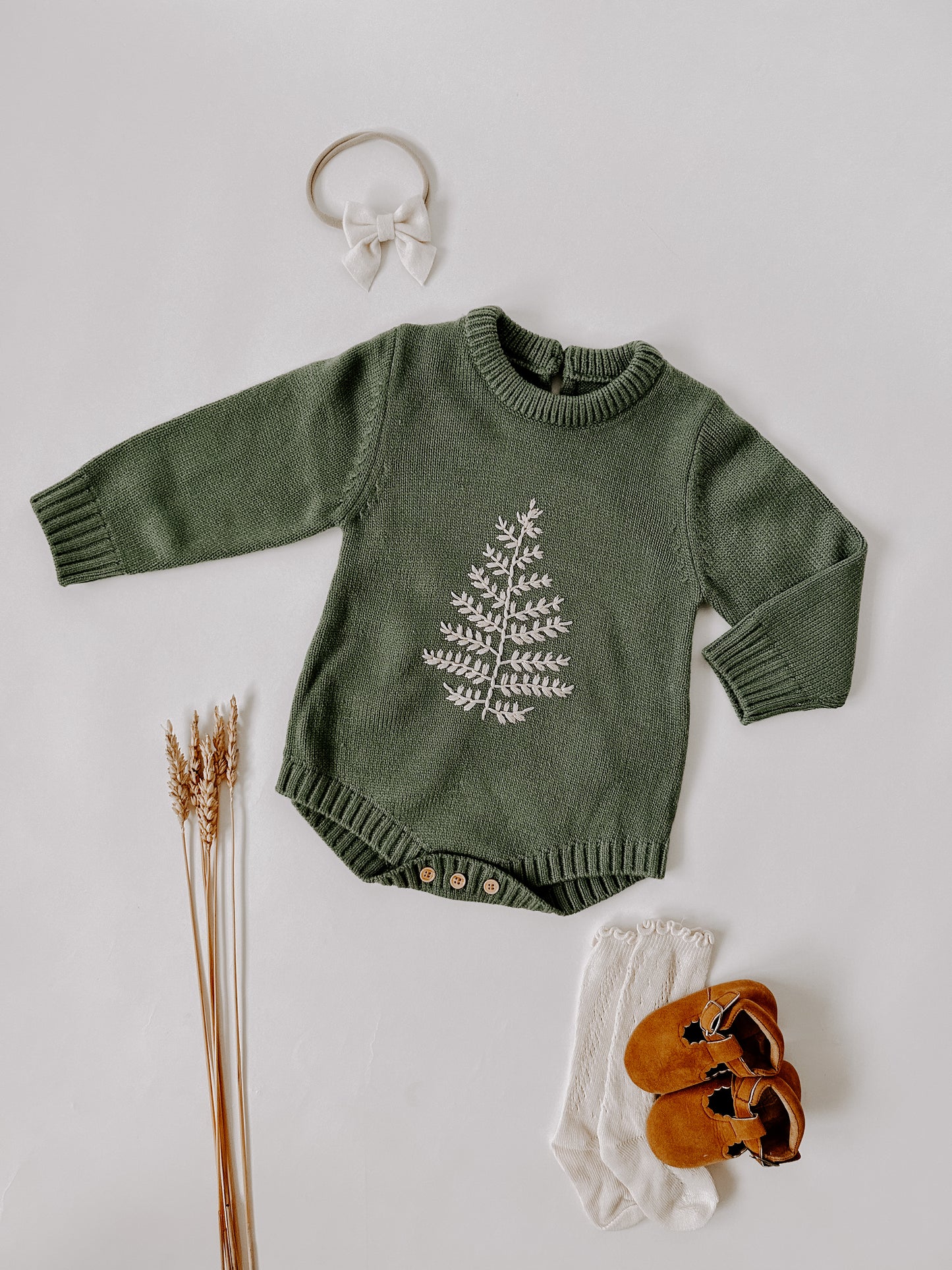 Christmas Knit Romper - Pre Order