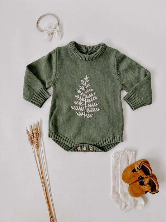 Christmas Knit Romper - Pre Order