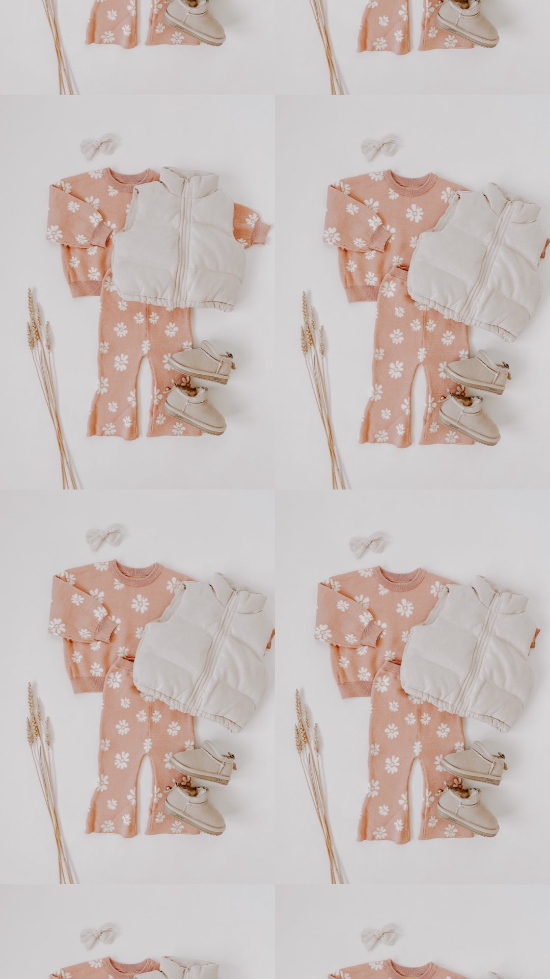 Linley Knit Floral Set - Pre Order