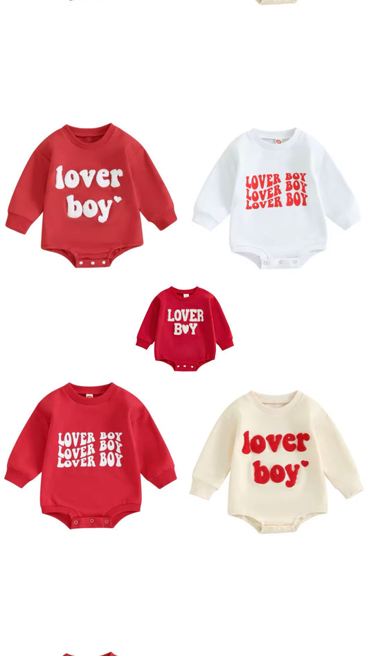 Lover Boy Romper - Pre Order