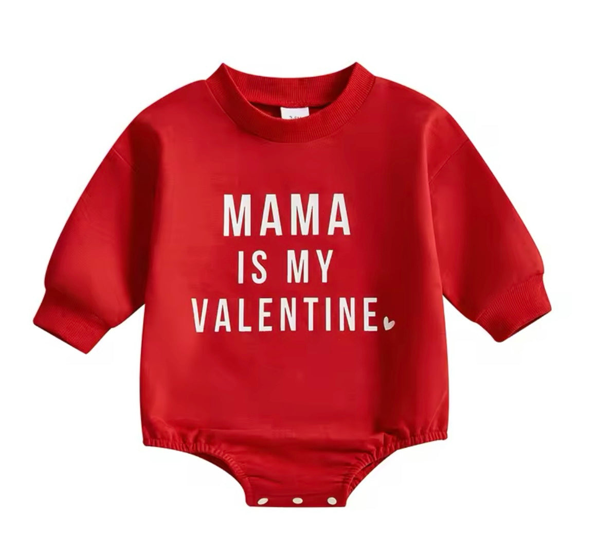 Mama Is My Valentine Romper - Pre Order