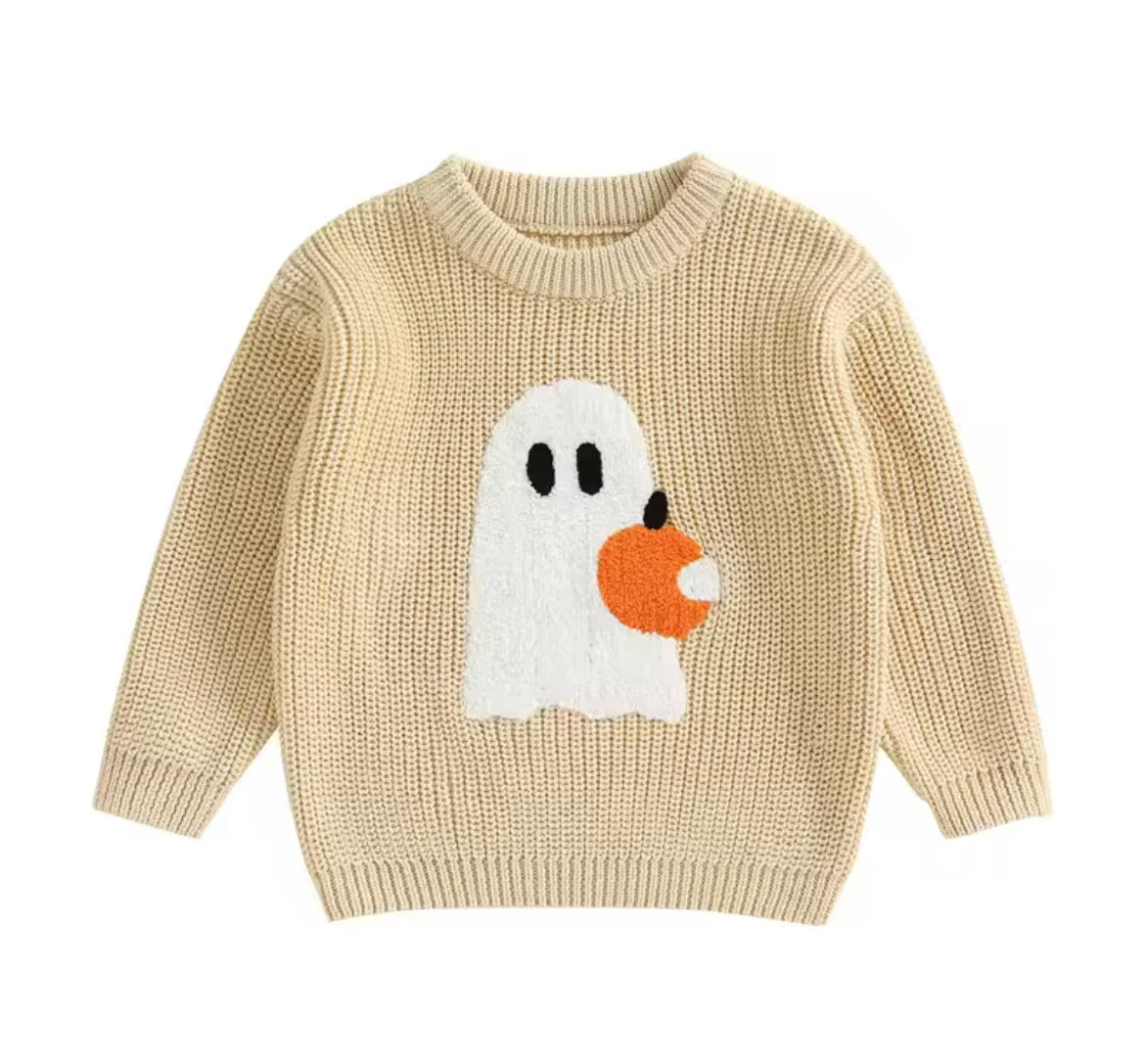 Pumpkin + Ghost + Hat Sweater - Pre Order