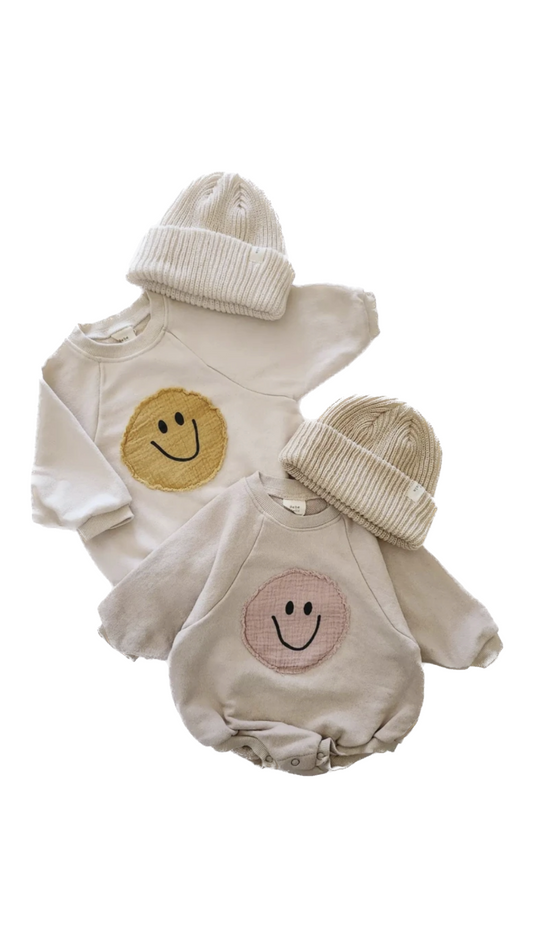 Smile Face Romper - Pre Order