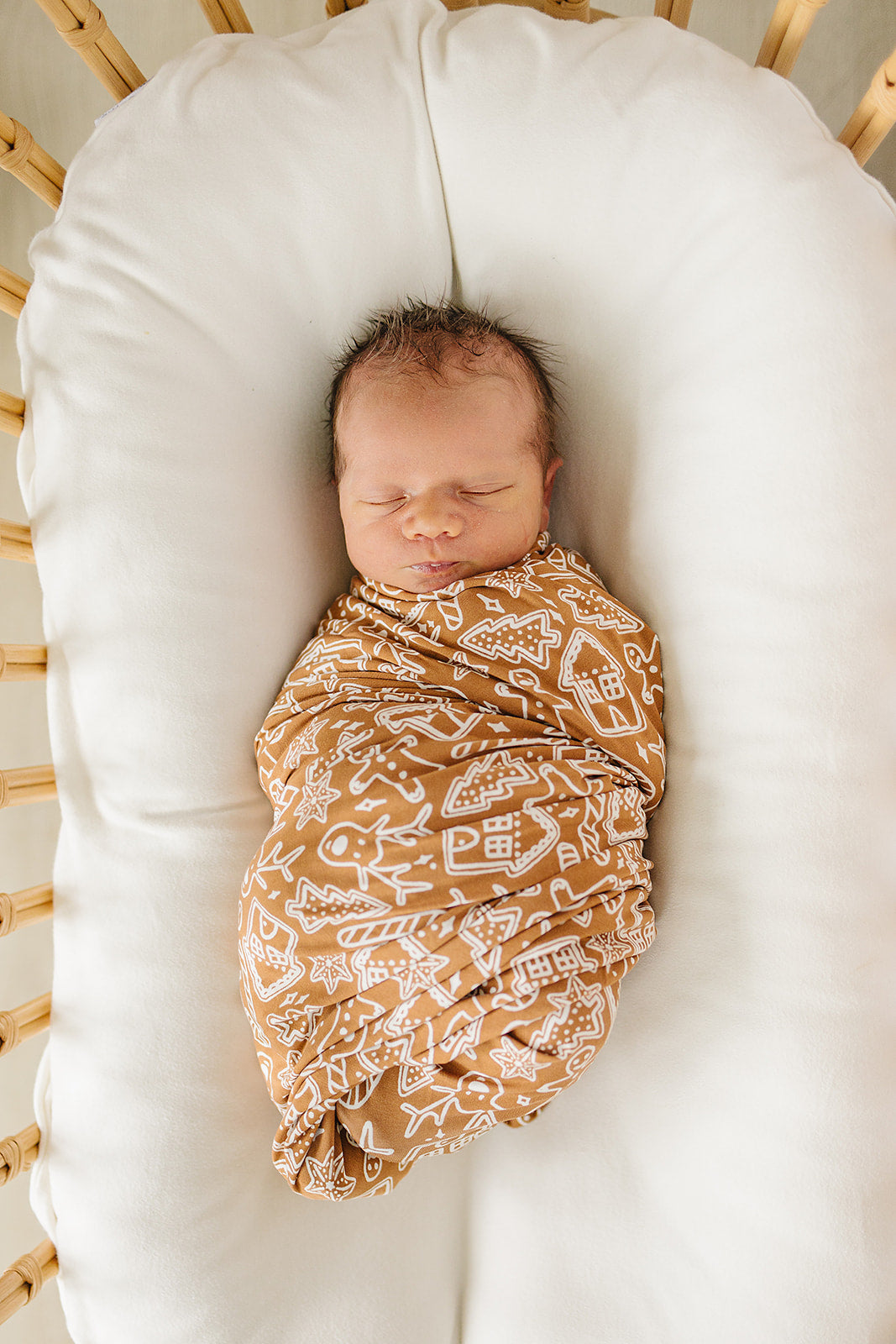 Gingerbread Stretch Swaddle