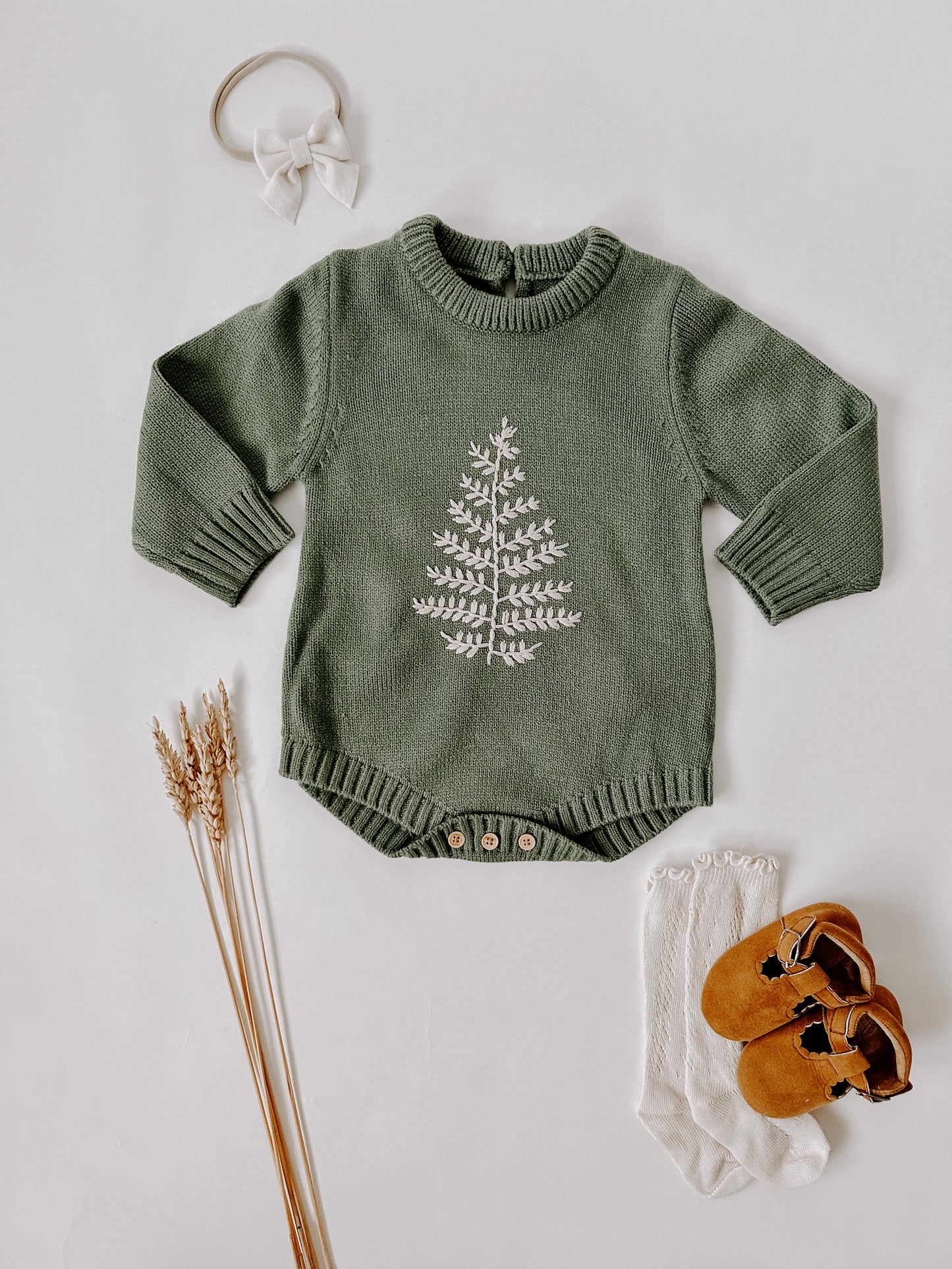 Christmas Knit Romper - Pre Order