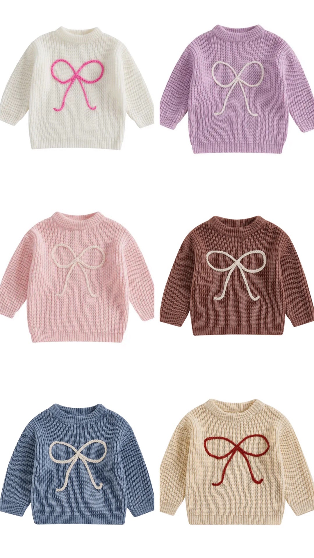 Rebekah Bow Sweater - Pre Order