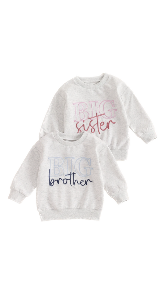 Big Bro + Sis Pullovers - Pre Order