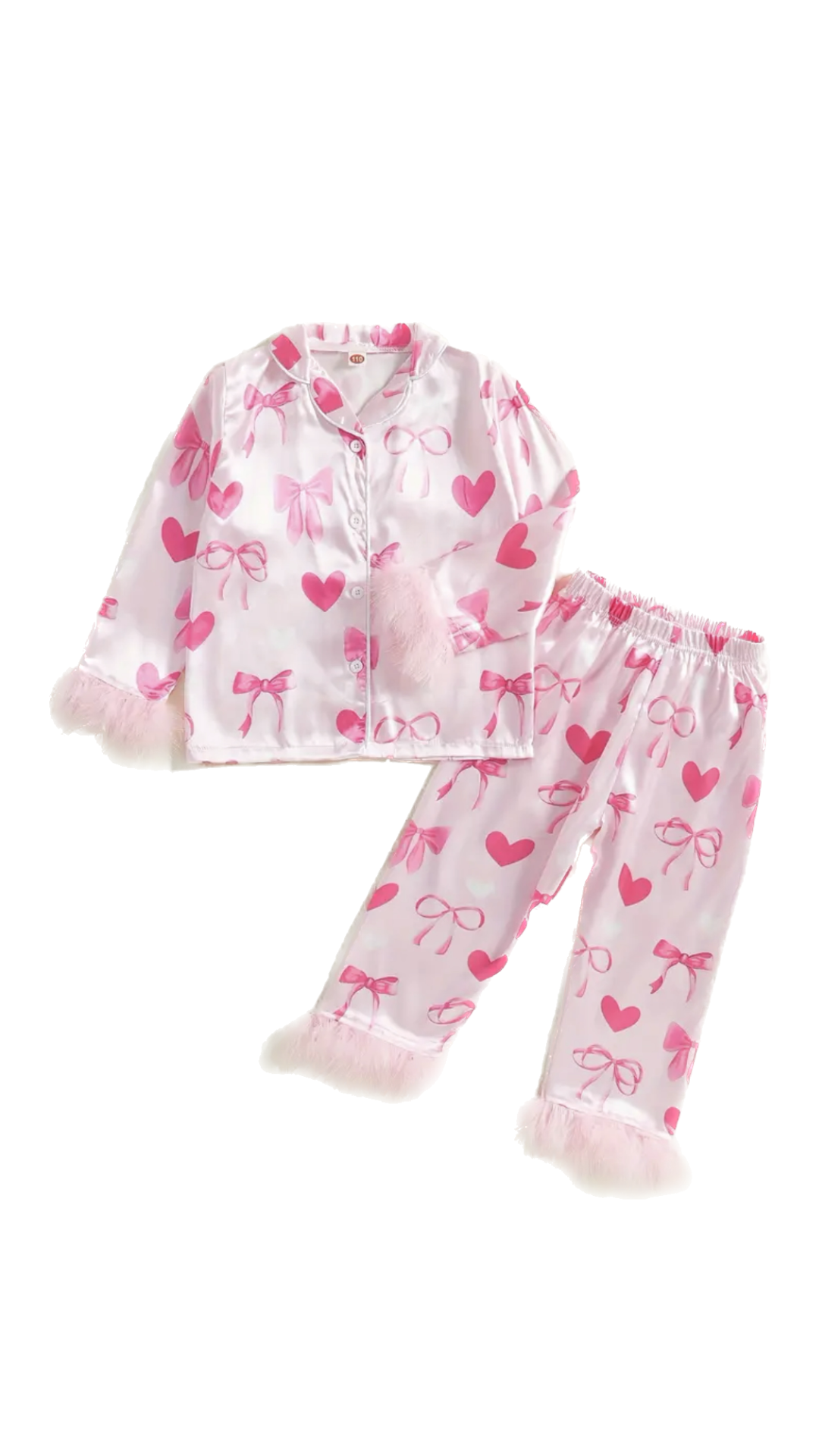 Bow + Heart Valentine Pajama - Pre Order