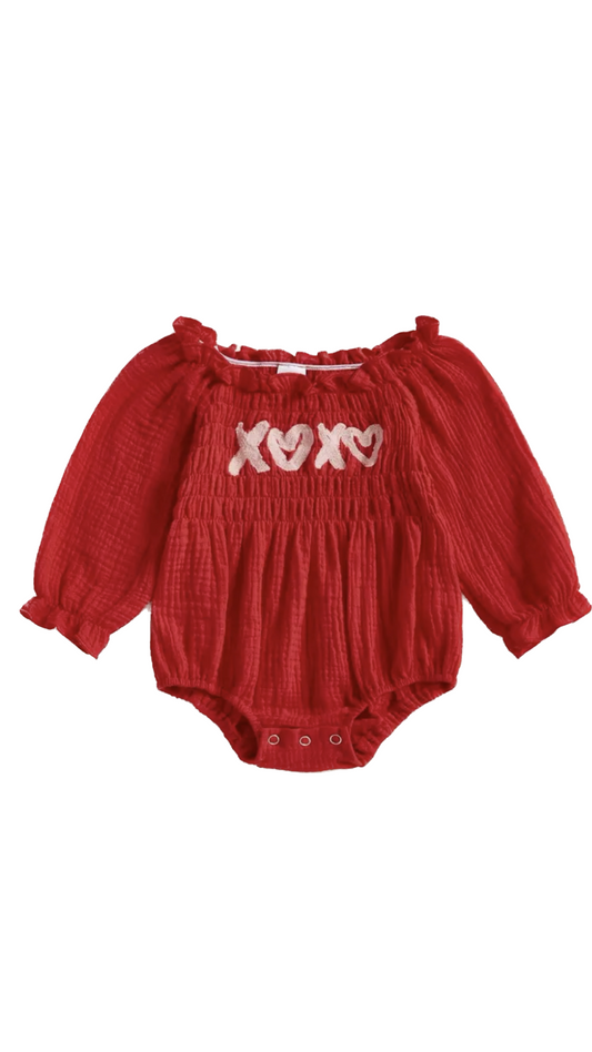 XOXO Bubble Romper - Pre Order