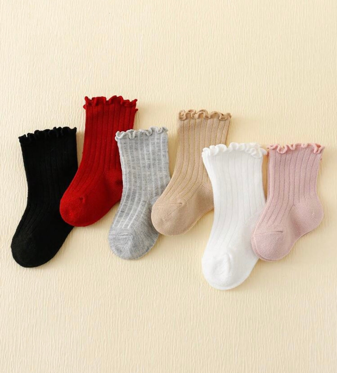 Ellie Sock Lot - 6 Pair - Pre Order