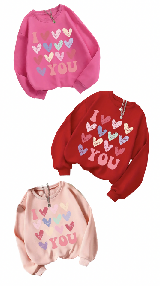 I Love You Pullover - Pre Order