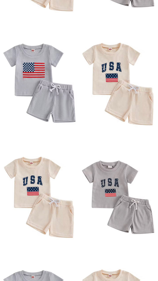 USA Ribbed Set - Pre Order