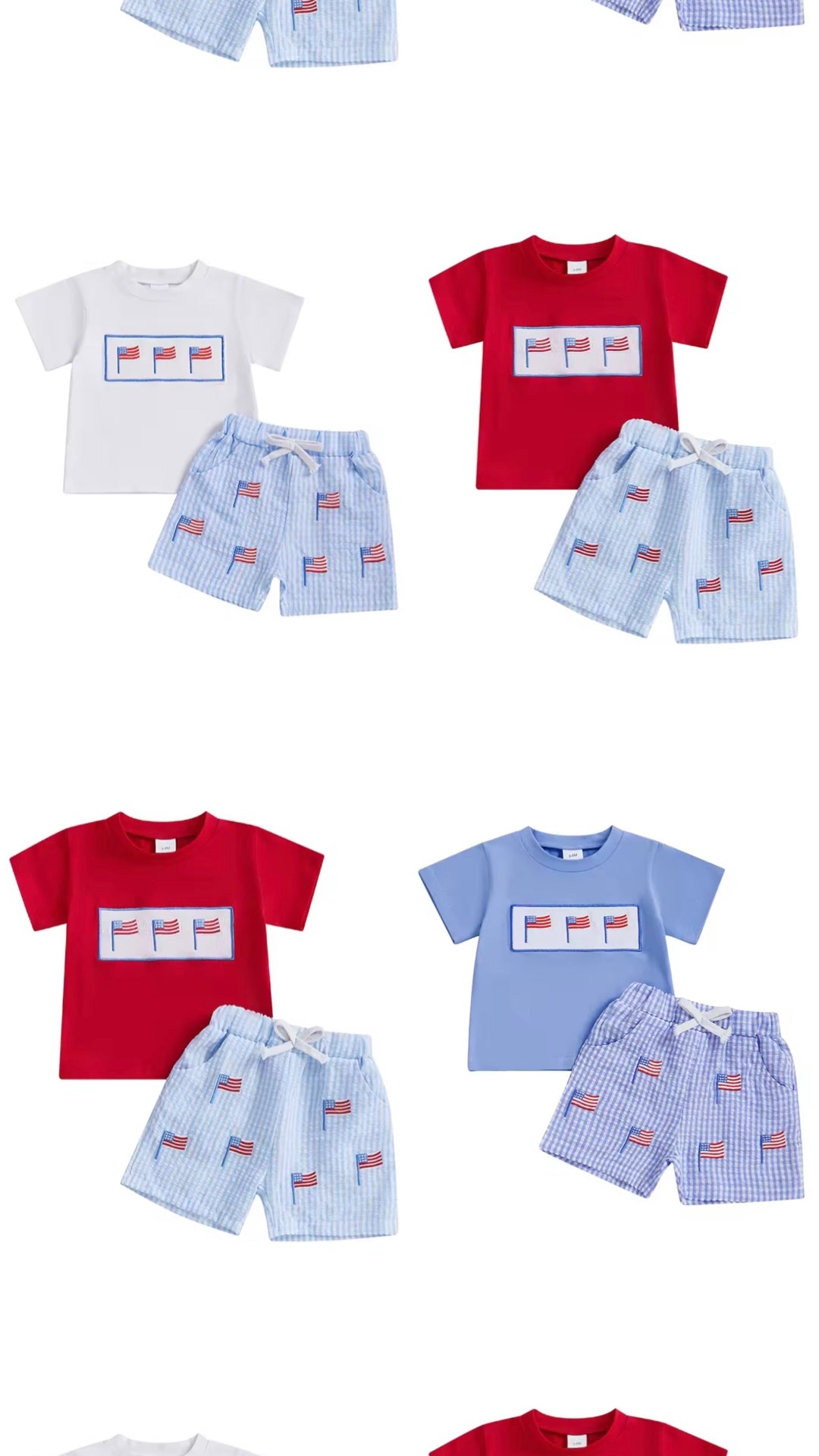 Flag Embroidered Set - Pre Order