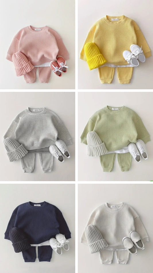 Oliver Waffle Knit Set - Pre Order