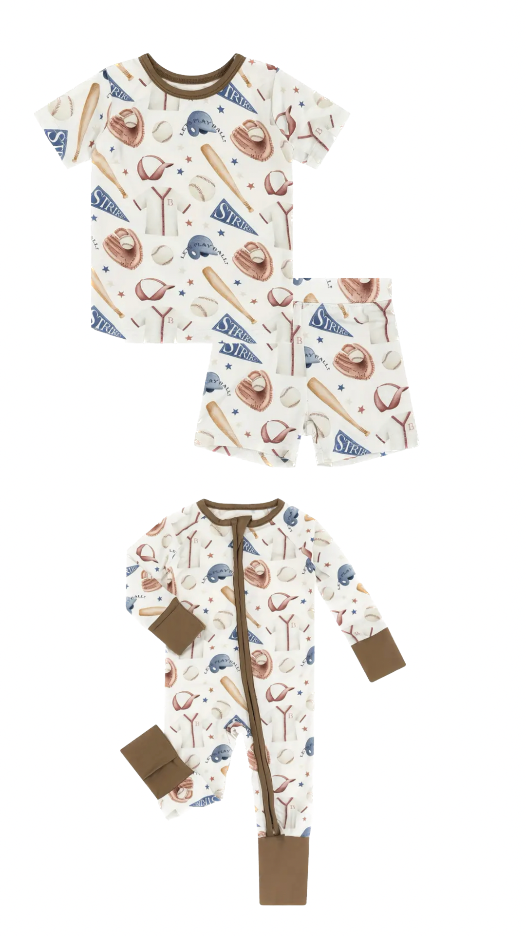 Bamboo Baseball Pajama - Pre Order