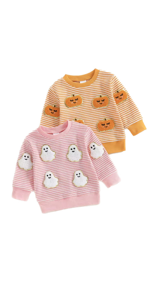 Pumpkin + Ghost Pullover - Pre Order