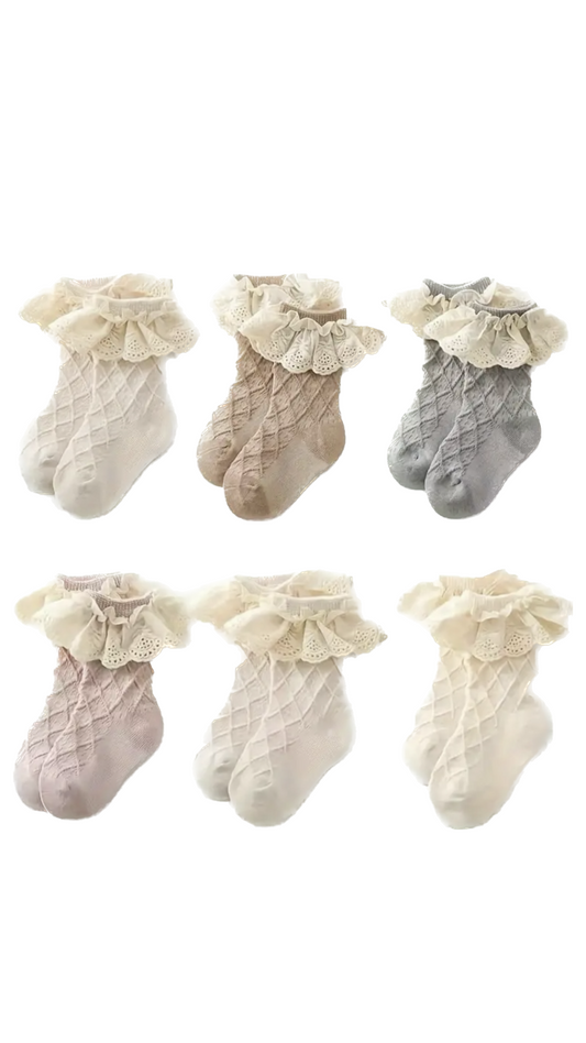 Rosie Ruffle Socks 3 Pack - Pre Order