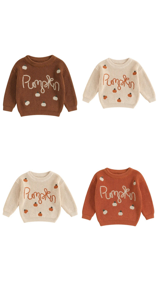 Pumpkin Knit Sweater - Pre Order