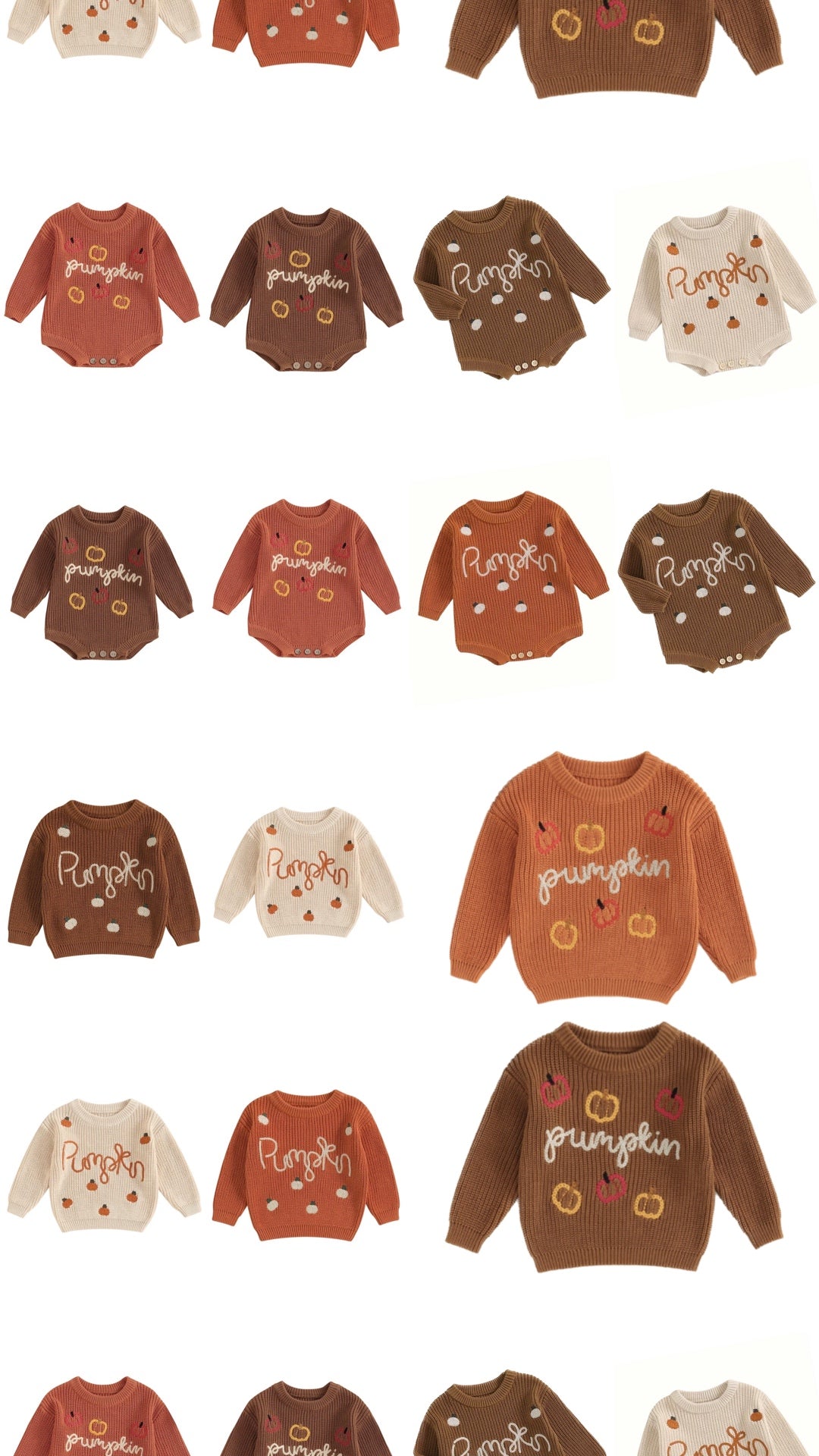 Pumpkin Knit Sweater - Pre Order