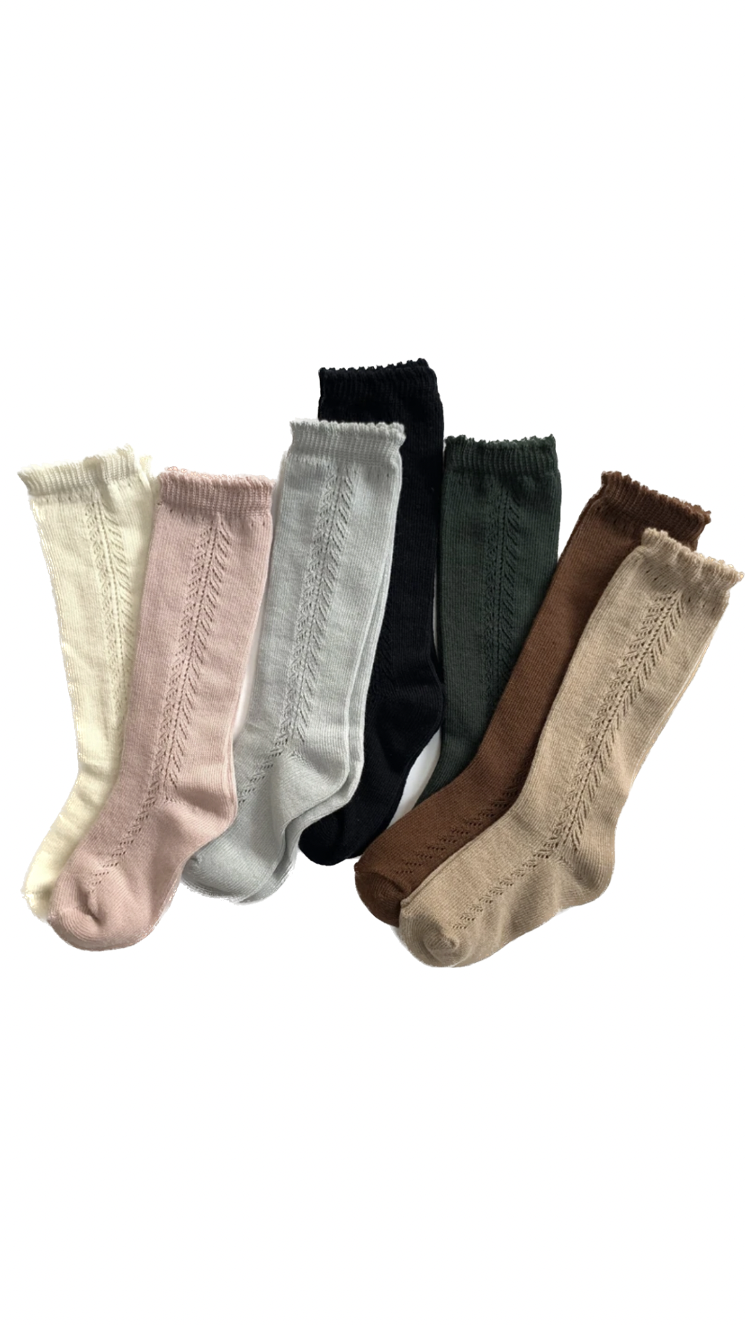 Rosie Knee High Knit Socks - Pre Order