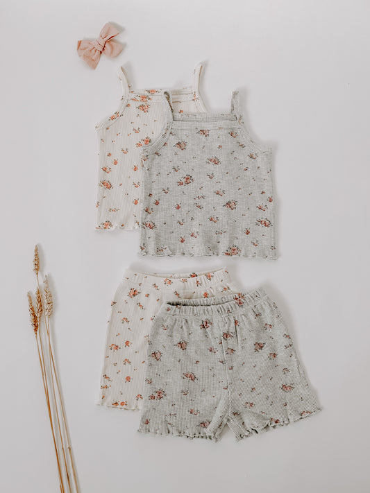 Emerson Floral Waffle Tank Sets