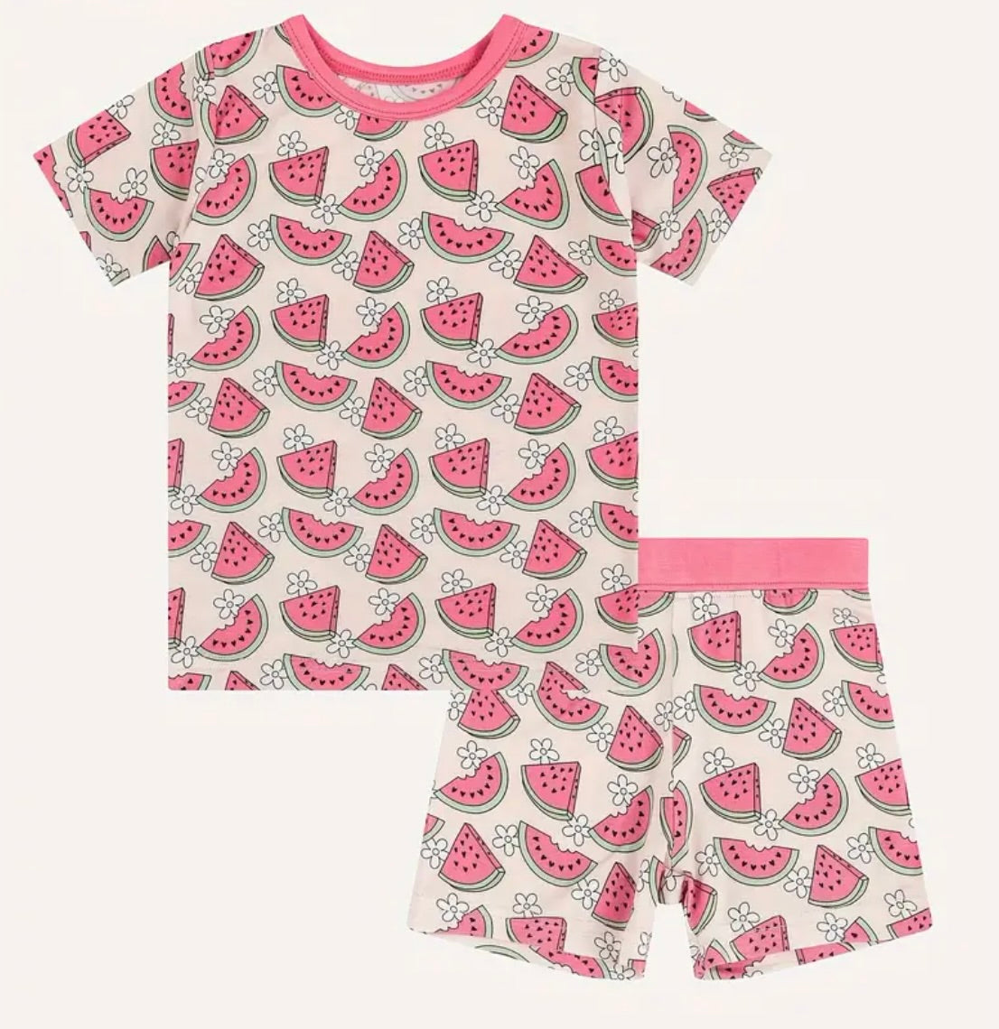 Watermelon Bamboo Short Sleeve Set - PRE ORDER