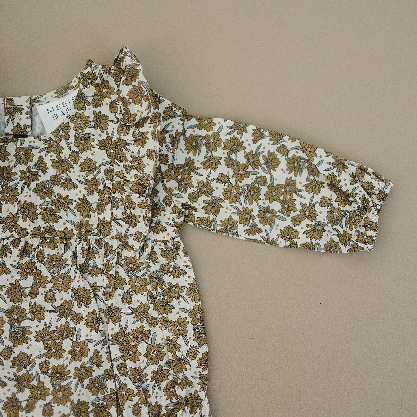 Magnolia Print Cotton Bubble Romper