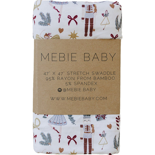 Red Nutcracker Stretch Swaddle