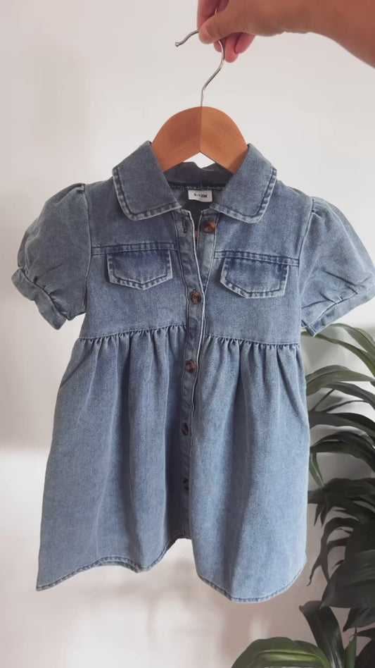 Adeline Denim Dress - Pre Order